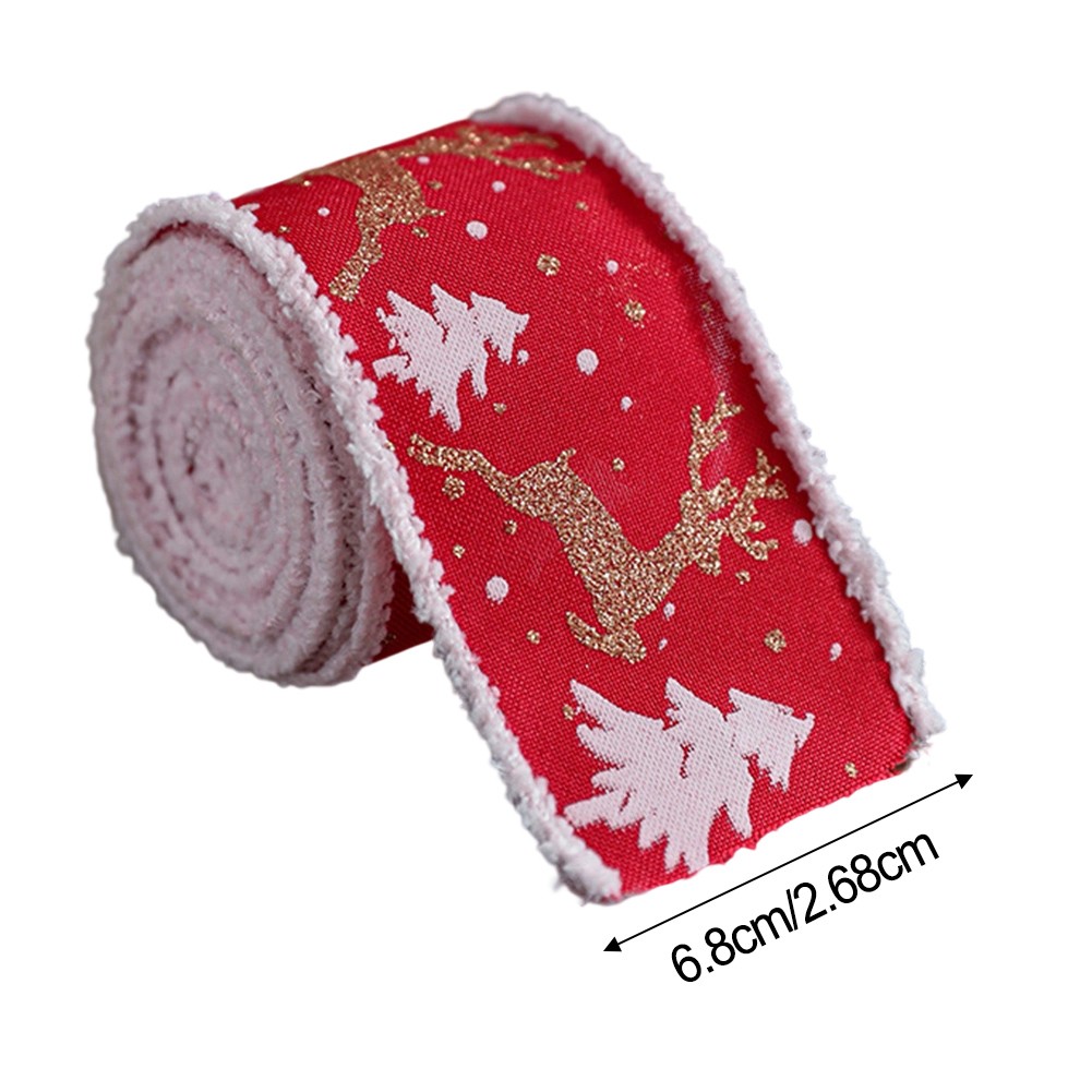 Christmas Velvet Ribbon 2 Rolls for Crafting Fabric Projects Holiday Decor - Picture 15 of 25