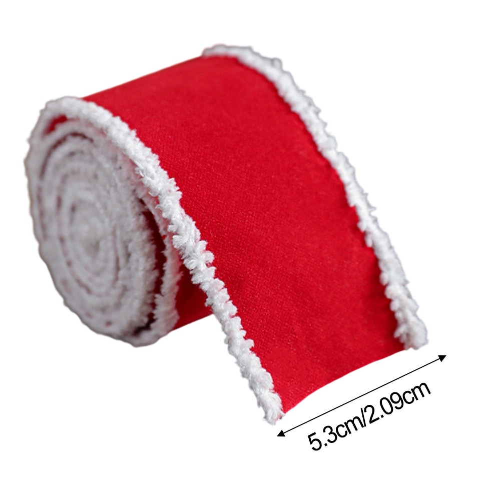 Christmas Velvet Ribbon 2 Rolls for Crafting Fabric Projects Holiday Decor - Picture 12 of 25