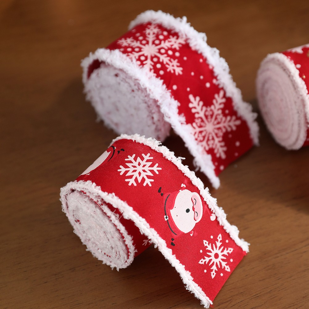 Christmas Velvet Ribbon 2 Rolls for Crafting Fabric Projects Holiday Decor - Picture 20 of 25