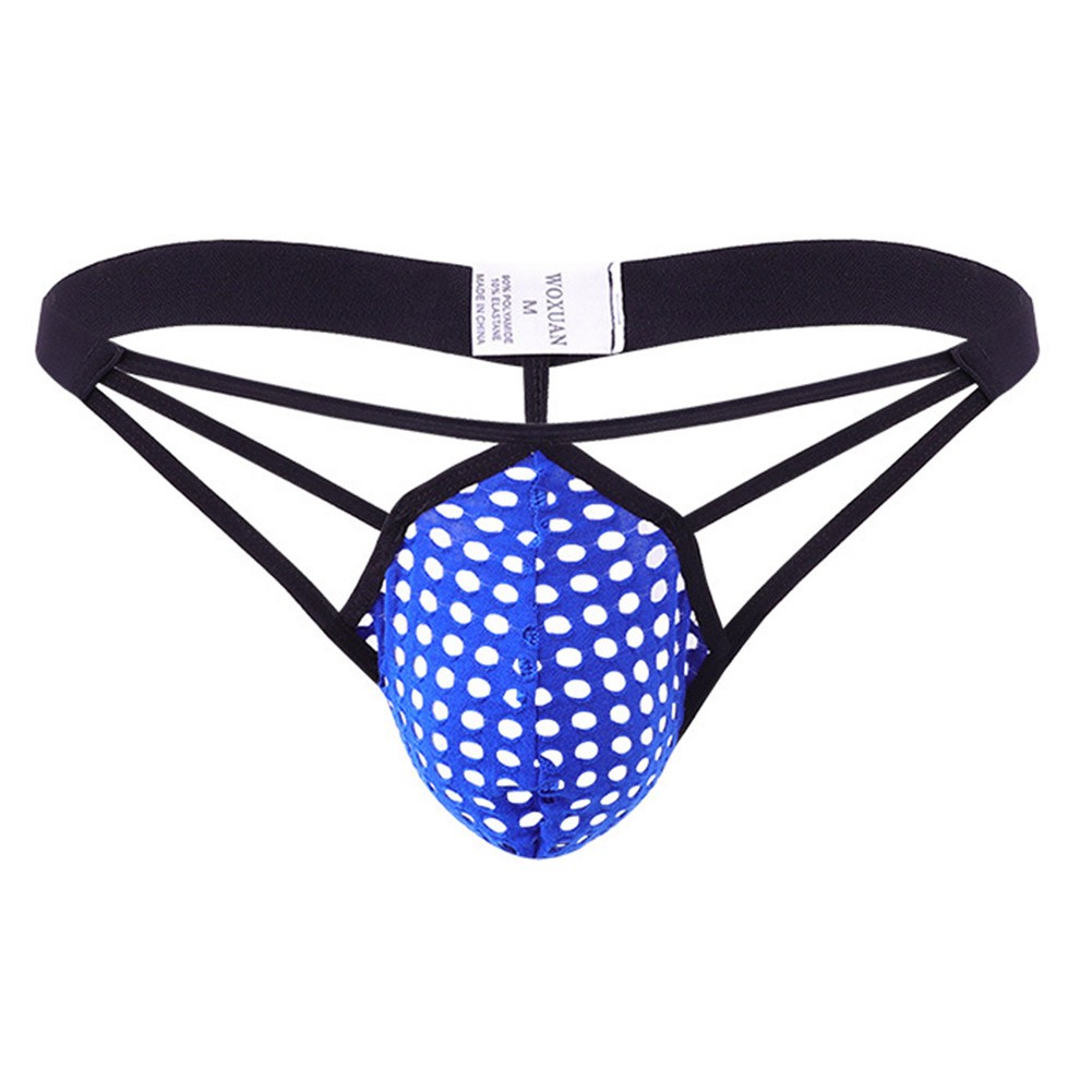 Sexy Men Low Waist Thongs Breathable Underpants with Pouch Design for Comfort - Picture 14 of 19