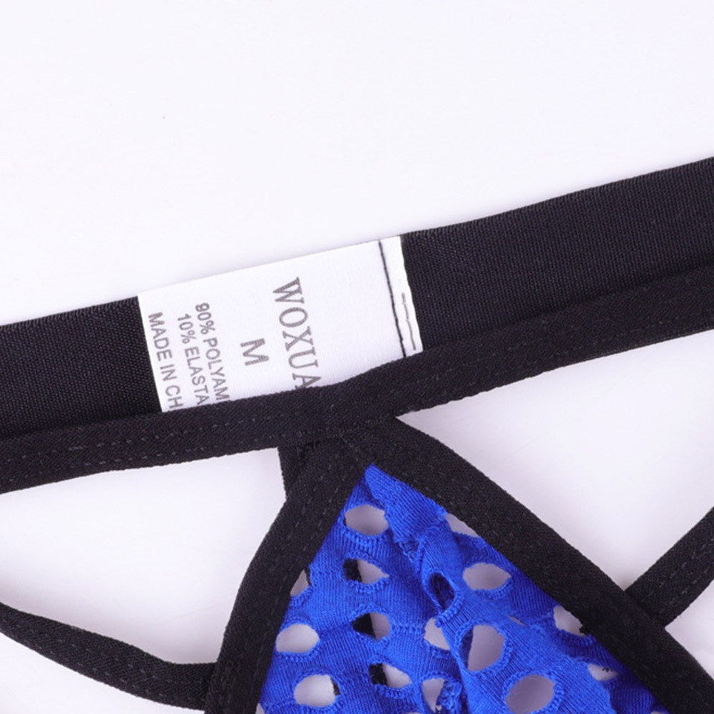 Sexy Men Low Waist Thongs Breathable Underpants with Pouch Design for Comfort - Picture 18 of 19
