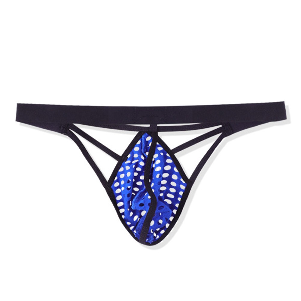 Sexy Men Low Waist Thongs Breathable Underpants with Pouch Design for Comfort - Picture 17 of 19