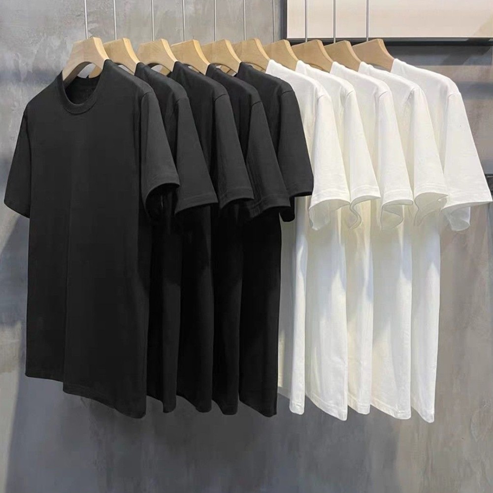 Off Shoulder Cotton T Shirt Solid Color Half Sleeve For Casual Daily Life - Picture 13 of 17