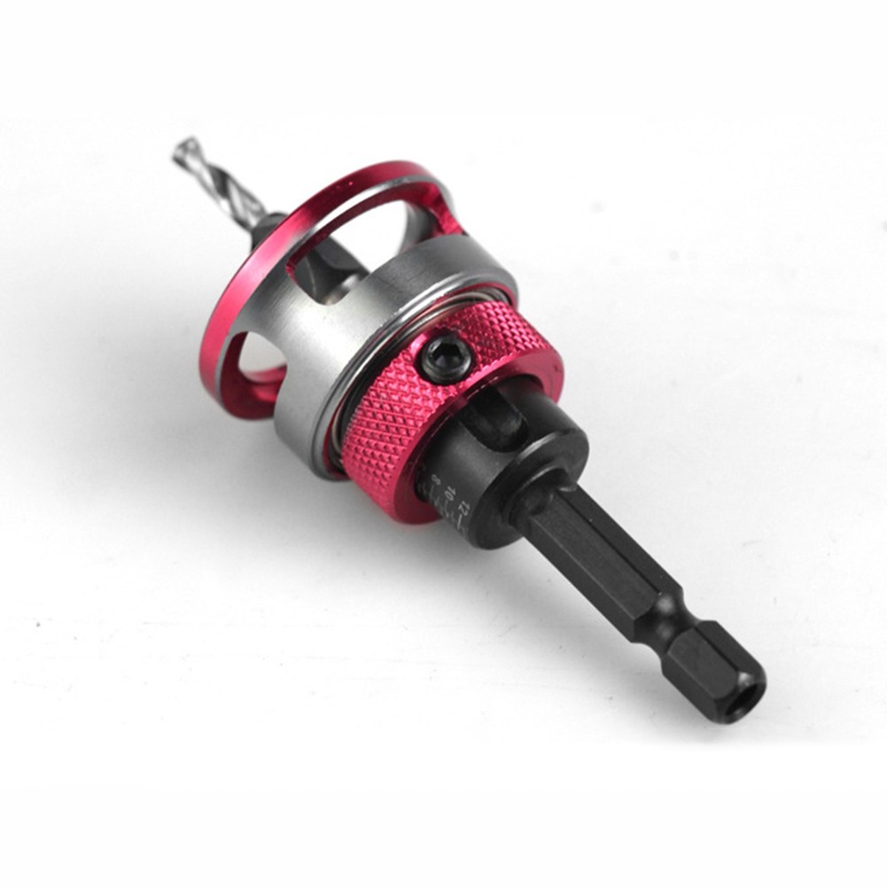 Four Blade Countersunk Drill Bits 5pcs Wood Stop Adjustable Depth Control