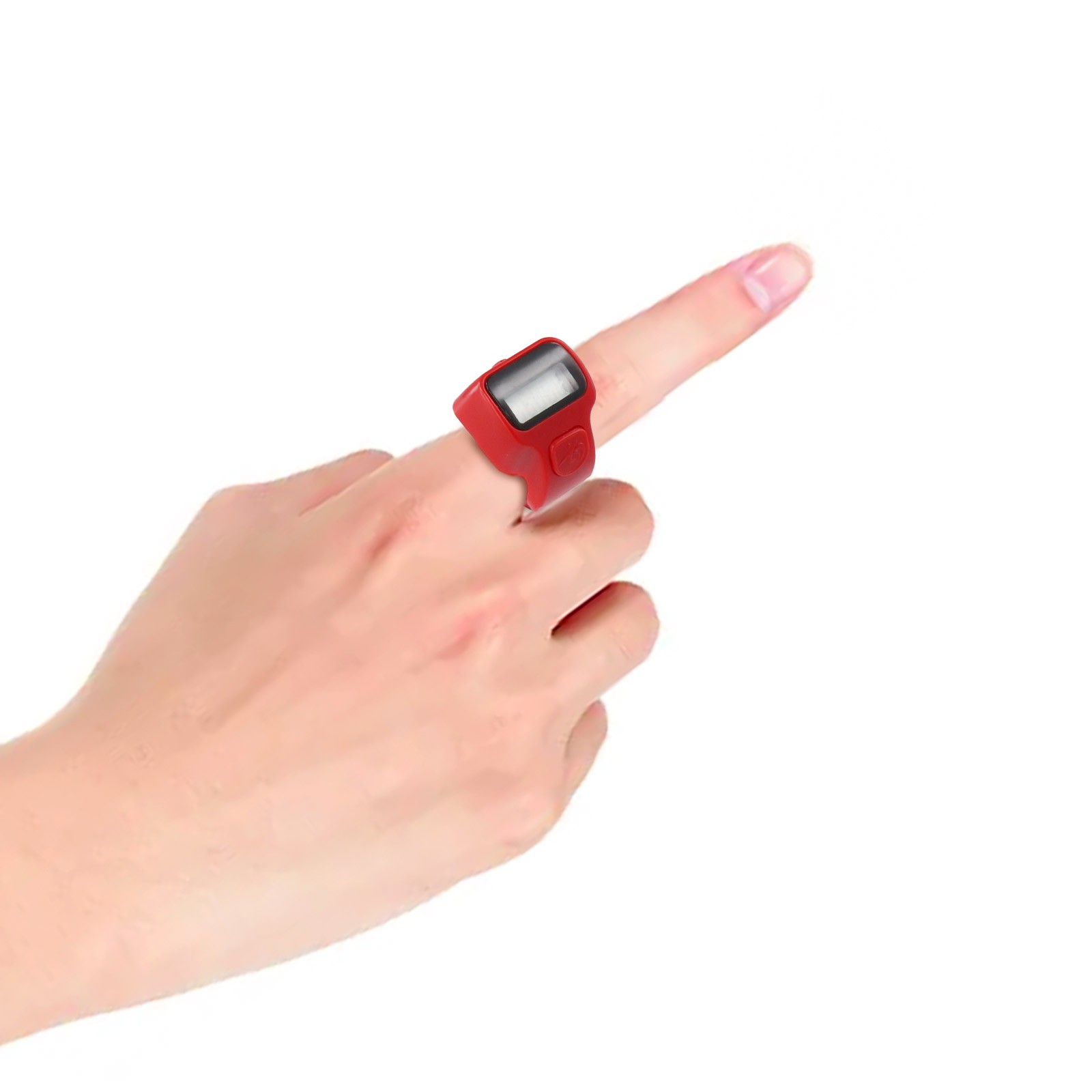 Silent Button Handheld Electronic Counter with Ergonomic Design for Comfort