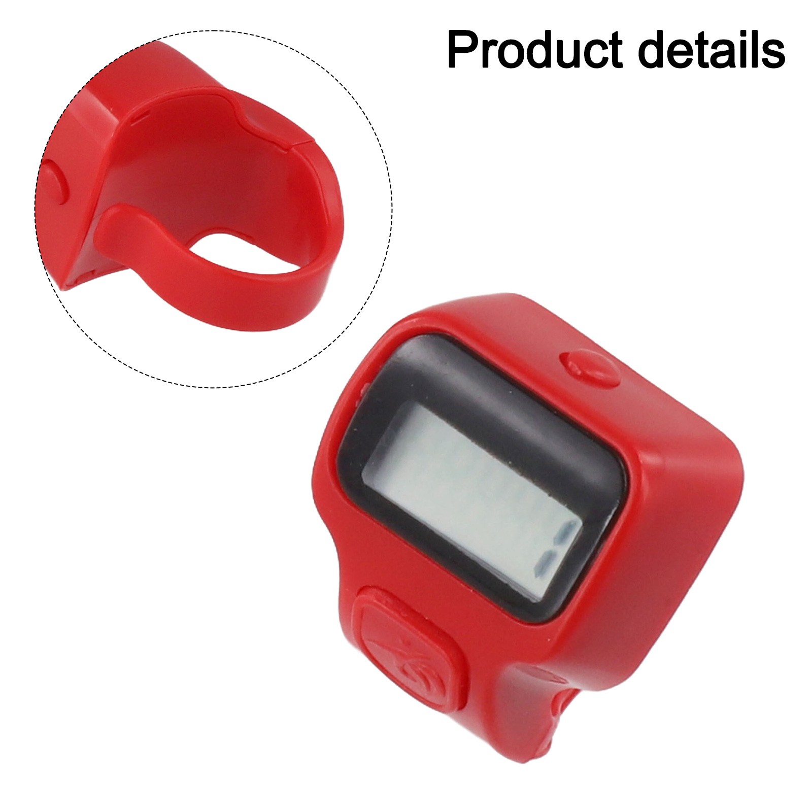 Silent Button Handheld Electronic Counter with Ergonomic Design for Comfort
