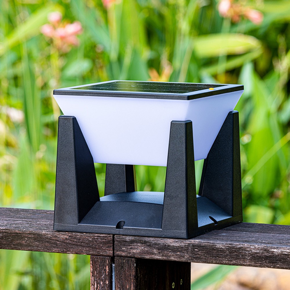 Outdoor Solar Base Light Energy Saving LED Path Light for Garden Patio