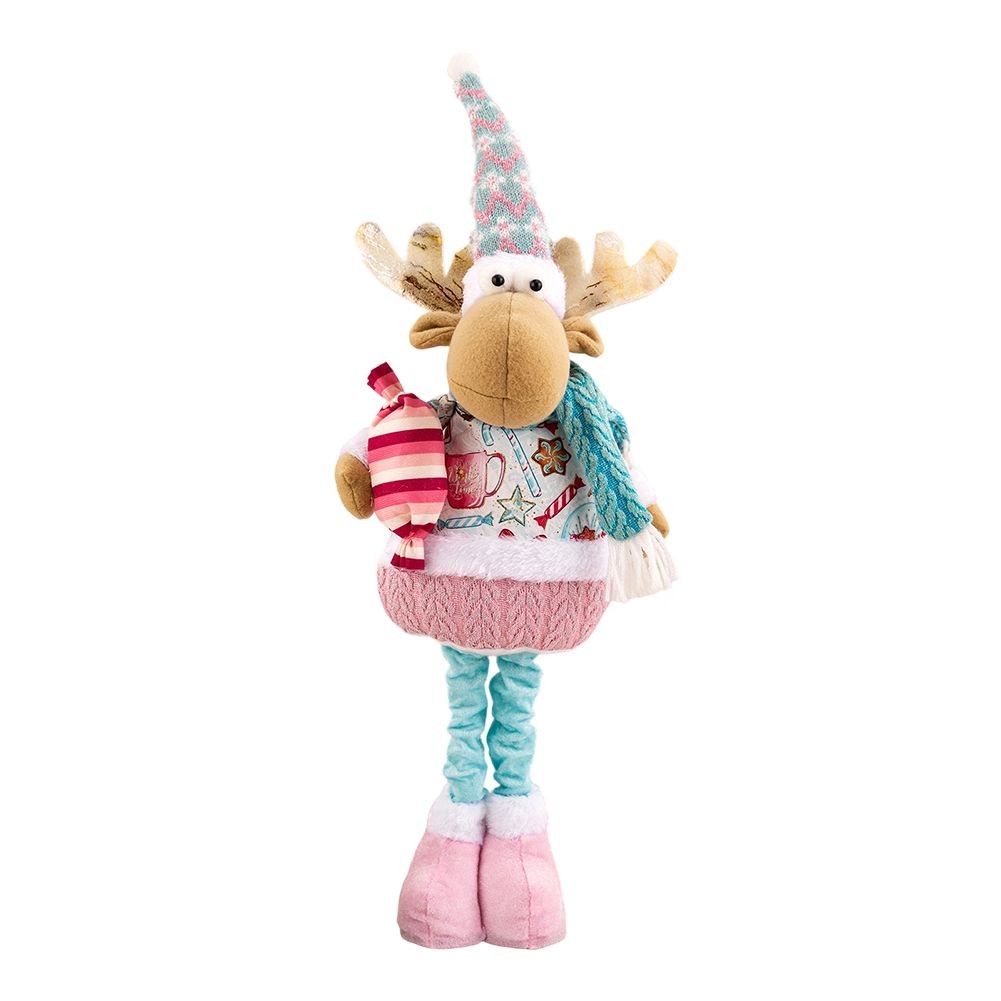 Stretch Weihnachtsmann Schneemann Figur Ornament für Ferienhaus und Büro Dekoration - Bild 21 von 31