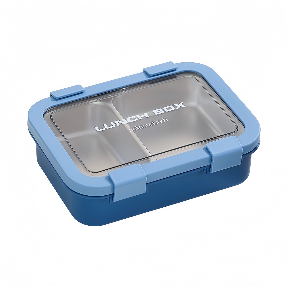Leakproof Stainless Steel Lunch Box Three Compartments for Light Lunch - Picture 13 of 25