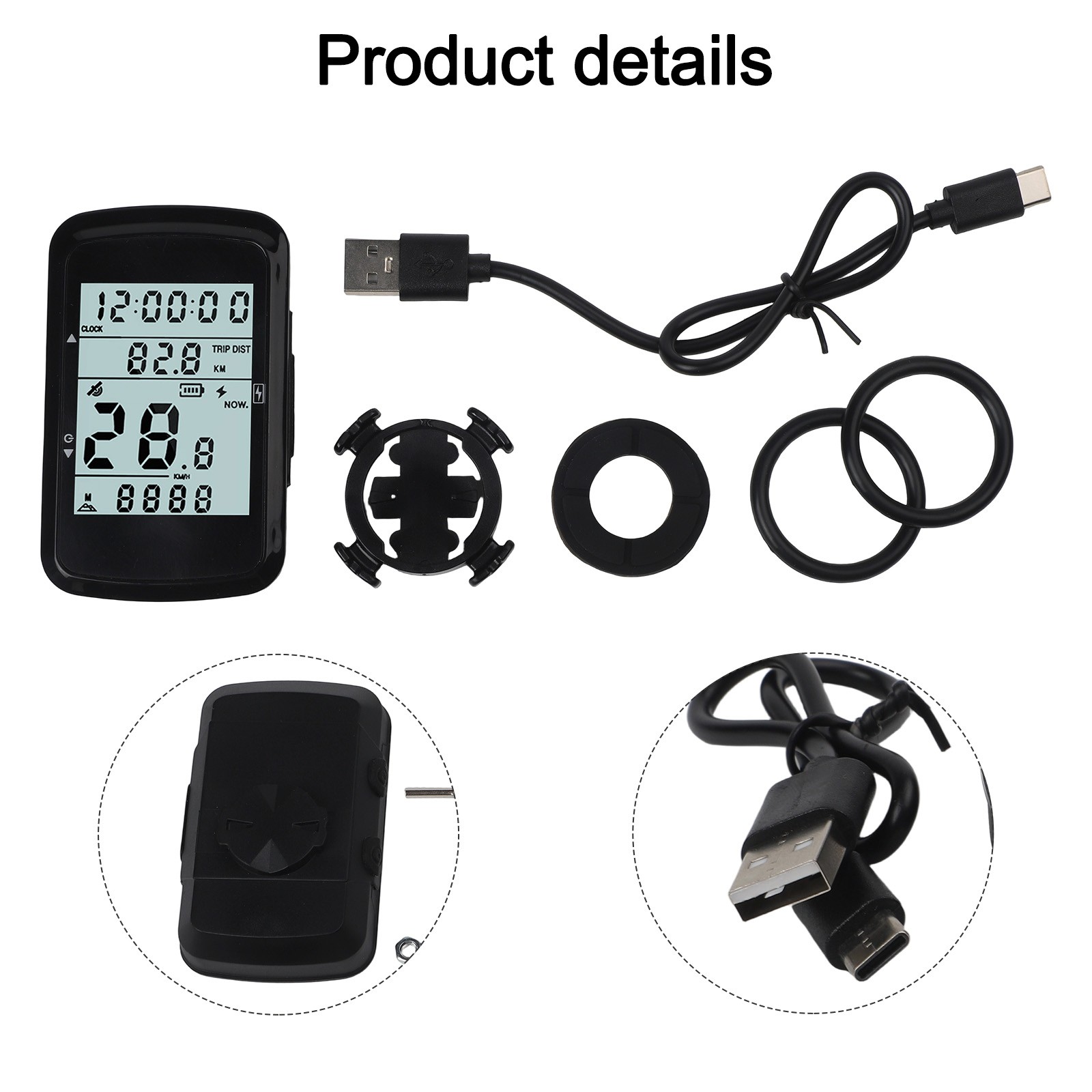GPS Bicycle Computer with 2 4 Inch LCD Display and Long Battery Duration - Picture 38 of 47