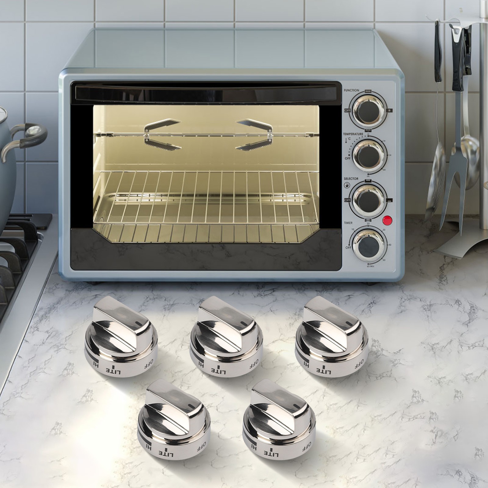 Stove Knob Replacement AEZ73453509 for Efficient Kitchen Functionality