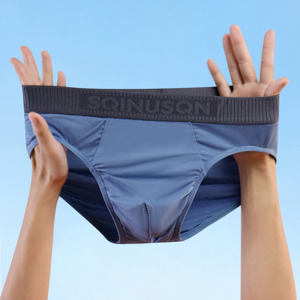Mens Breathable Soft Underwear Thin Briefs Comfortable Pouch Underpants Design - Picture 15 of 24