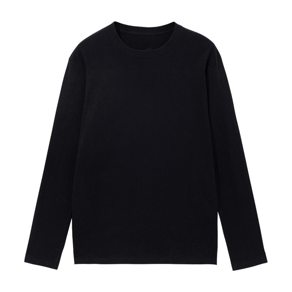 Thick Double-Sided Velvet Long Sleeved T-Shirt - Picture 12 of 15