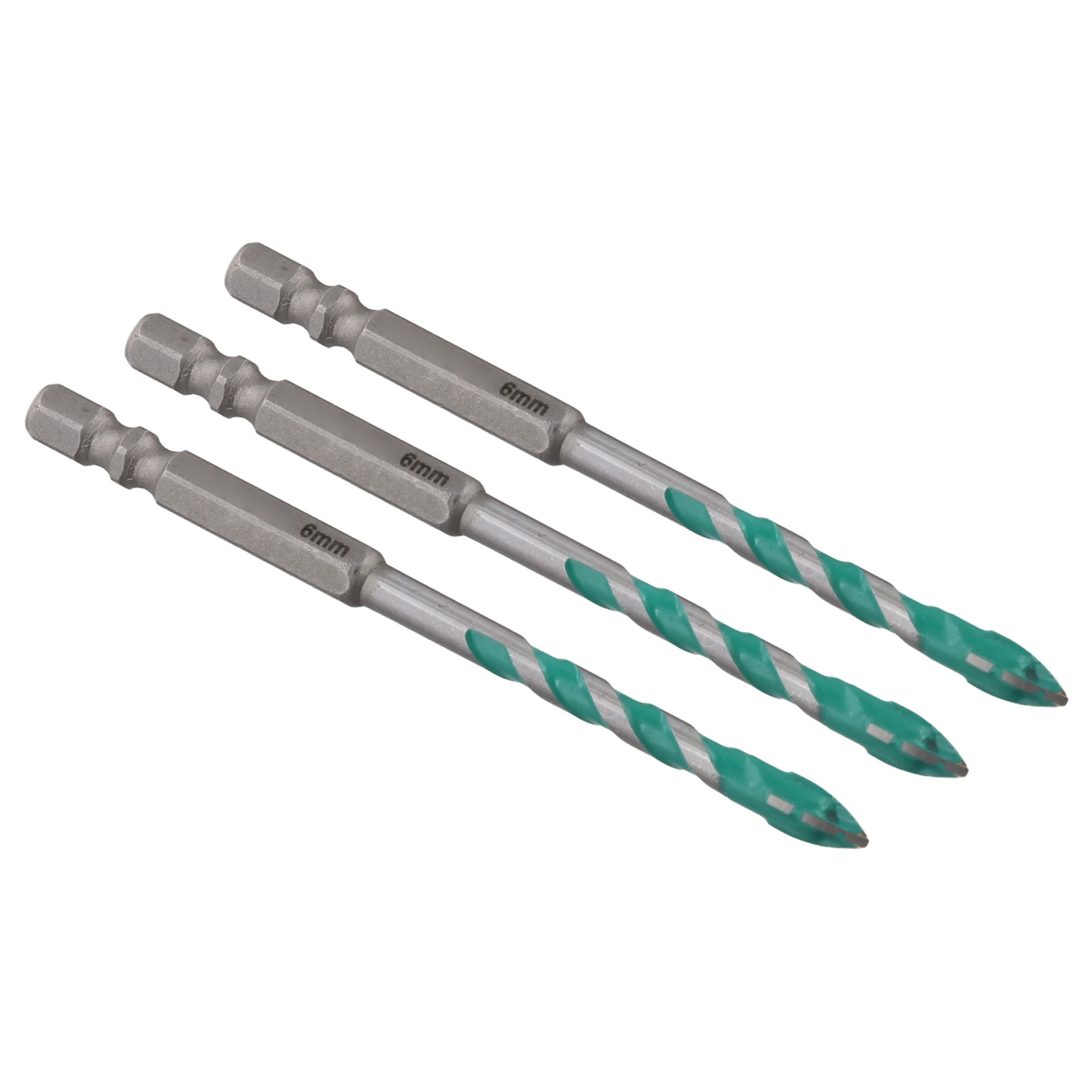 3PC Eccentric Drill Bits for Efficient For Glass Wood Metal Tile Drilling