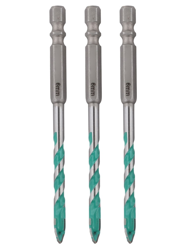 3PC Eccentric Drill Bits for Efficient For Glass Wood Metal Tile Drilling