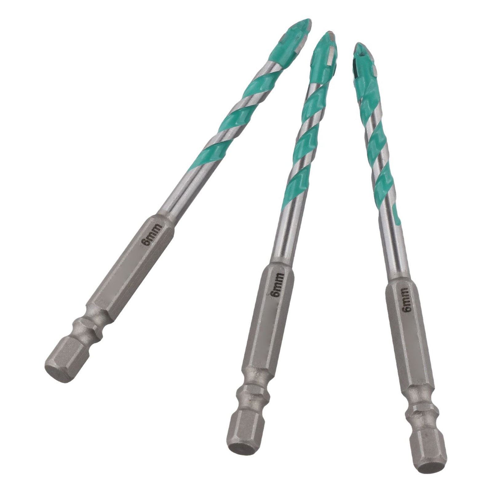 3PC Eccentric Drill Bits for Efficient For Glass Wood Metal Tile Drilling