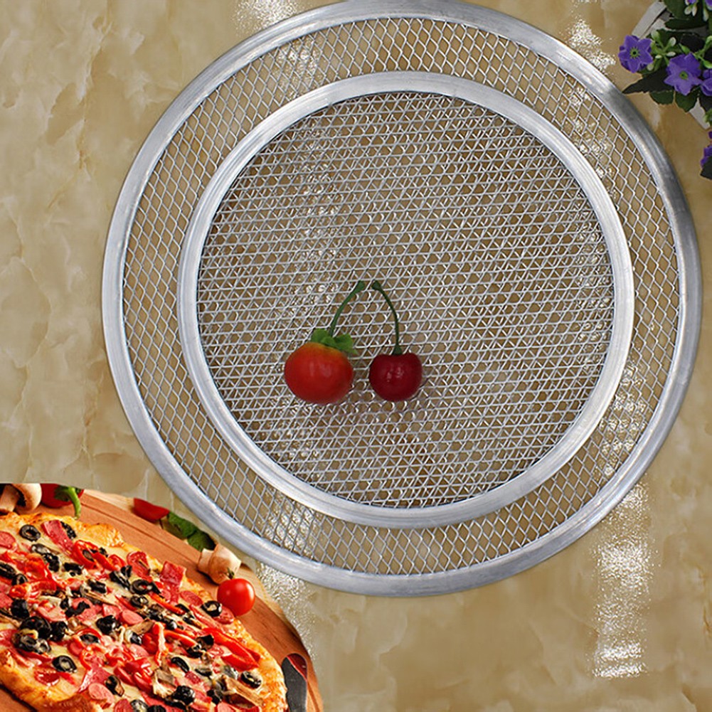 Non Aluminum Mesh Pizza Screen 8 to 20 Inch Stainless Steel Baking Tray - Picture 22 of 129