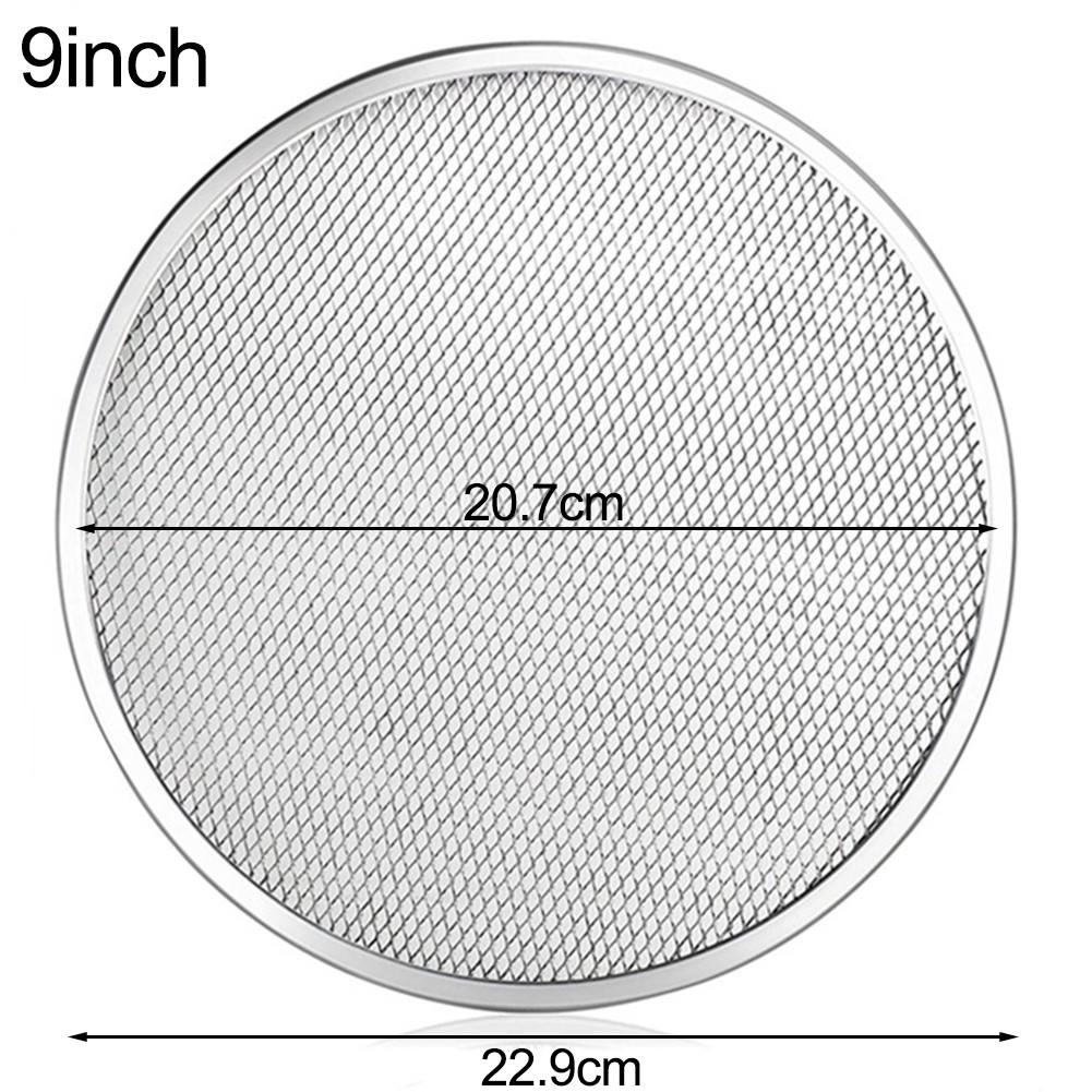 Non Aluminum Mesh Pizza Screen 8 to 20 Inch Stainless Steel Baking Tray - Picture 32 of 129