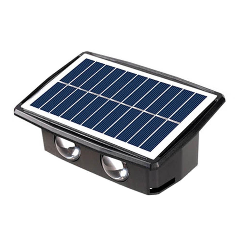 Solar Powered RGB Wall Lamp Waterproof for Outdoor Use with Easy Setup