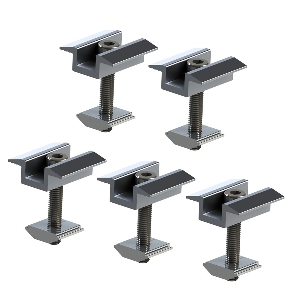 Solar Panel Mounting Brackets 5pcs Aluminum Alloy for Secure Installation