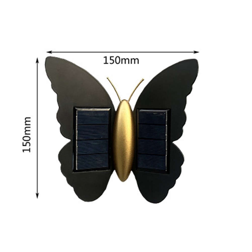 Butterfly Design Solar Wall Light IP65 Waterproof for Indoor Outdoor Use