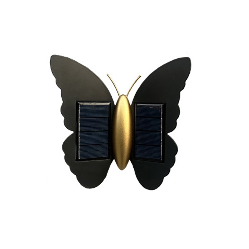 Butterfly Design Solar Wall Light IP65 Waterproof for Indoor Outdoor Use