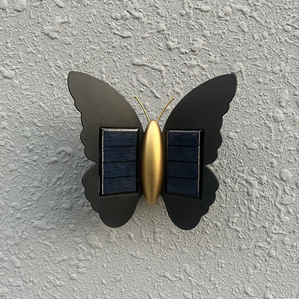 Butterfly Design Solar Wall Light IP65 Waterproof for Indoor Outdoor Use