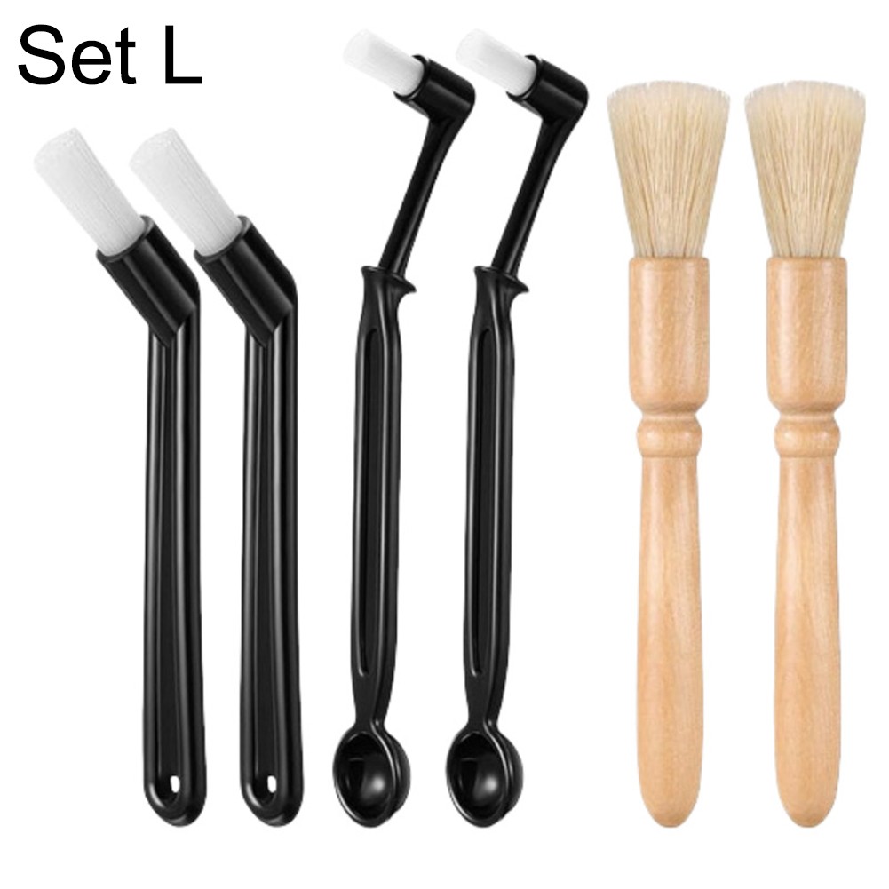 Coffee Grinder Cleaning Brush Set Nylon for Group Head Espresso Machine Parts - Picture 16 of 16