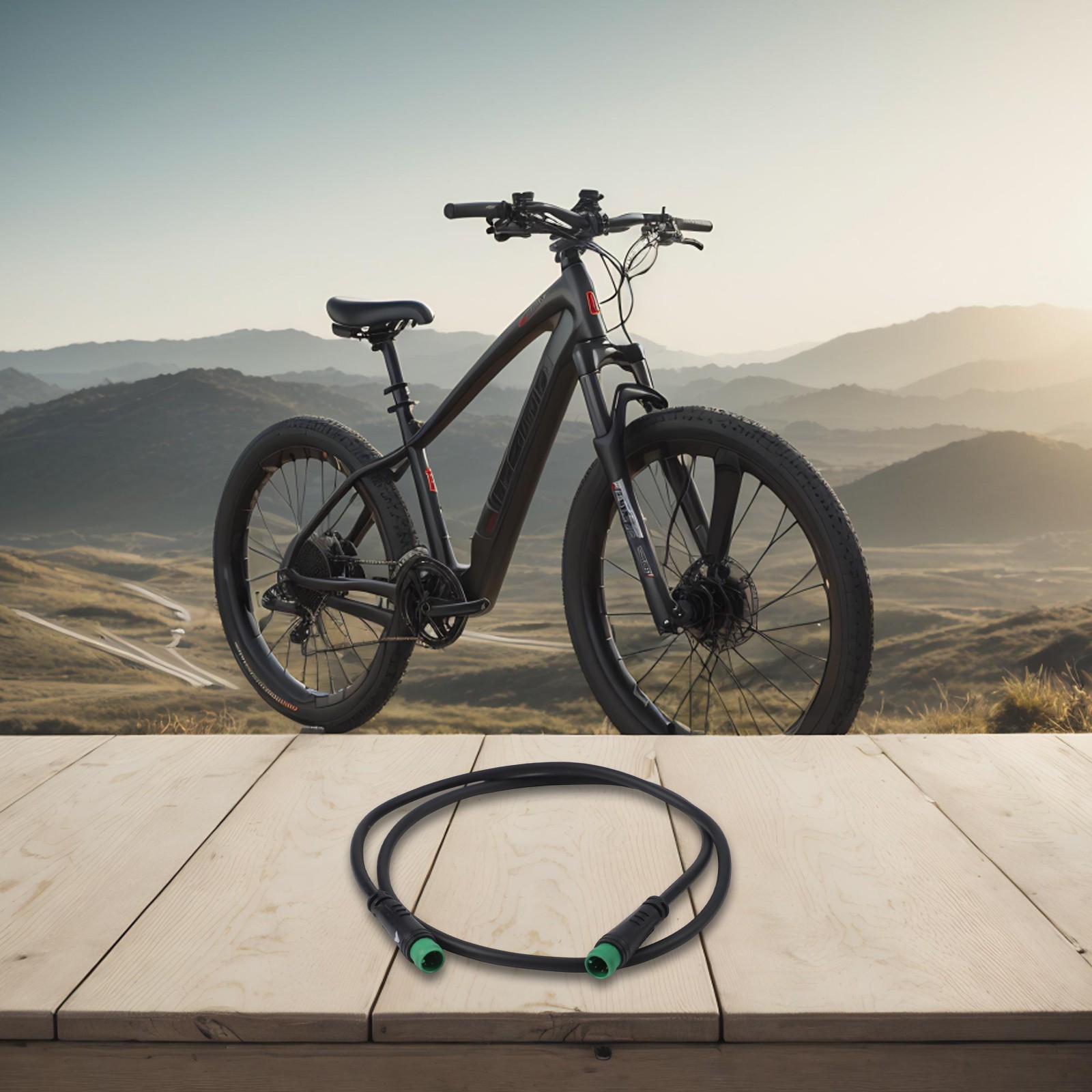 5 Pin Waterproof Electric Bicycle Display Extension Cable for Efficient Repair