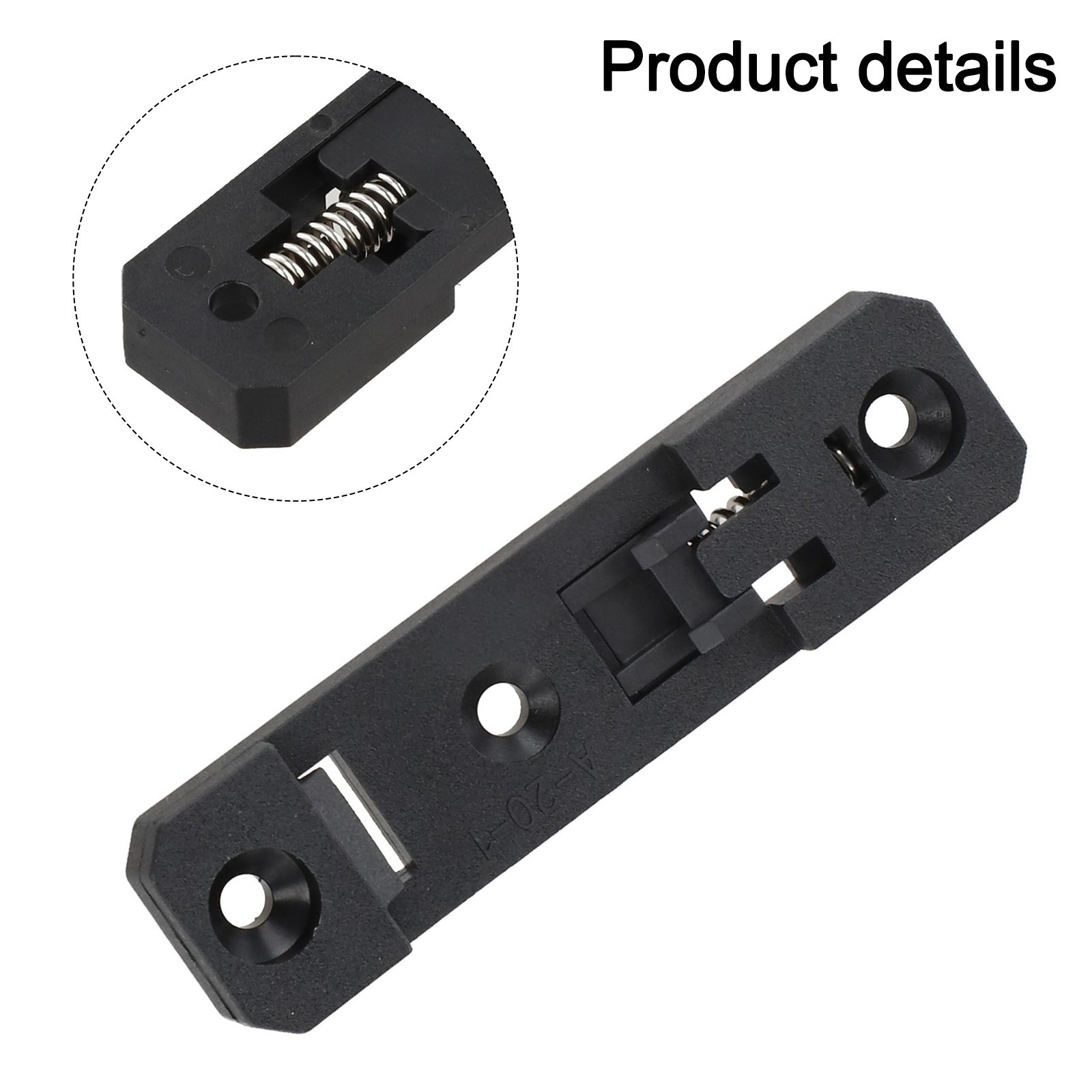 Installation Bracket Functional Plastic Guide Rail Buckle Din35 Technology