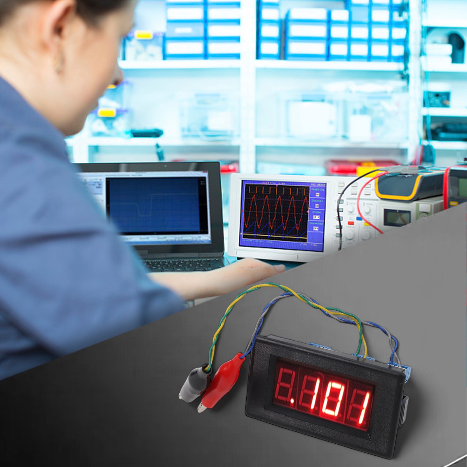 For DIY Electronics DC5V Resistance Tester Strong Anti-interference Ability