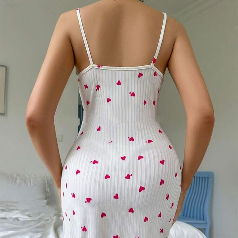 Daily Wear Casual Nightdress Comfortable Nightwear Moderate Elasticity - Picture 7 of 16