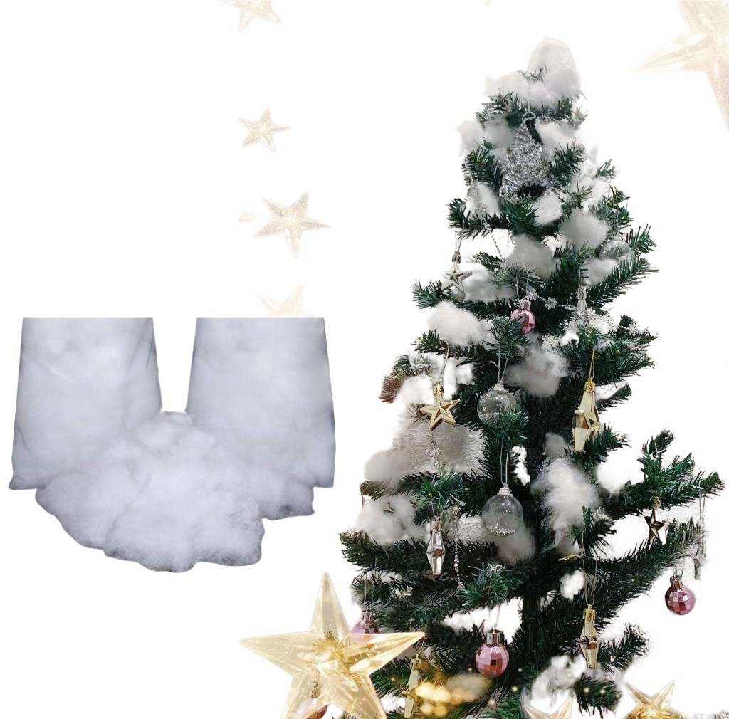 Weiche PP Baumwolle Kunstschnee Dekoration für Weihnachtsbaum und Festival Eins - Picture 16 of 22
