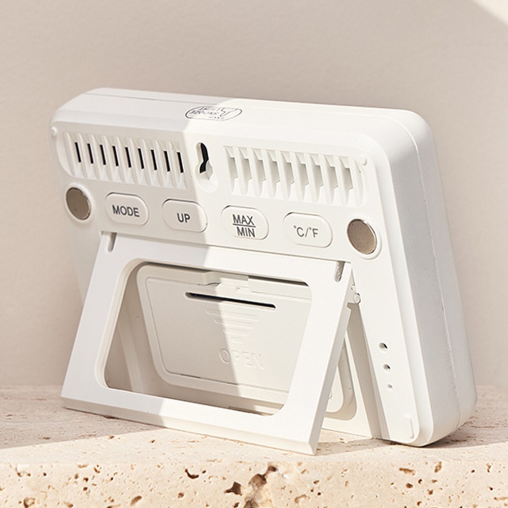 Digital Wall Clock with Temperature Humidity Monitor Large Display Battery Run - Picture 24 of 45