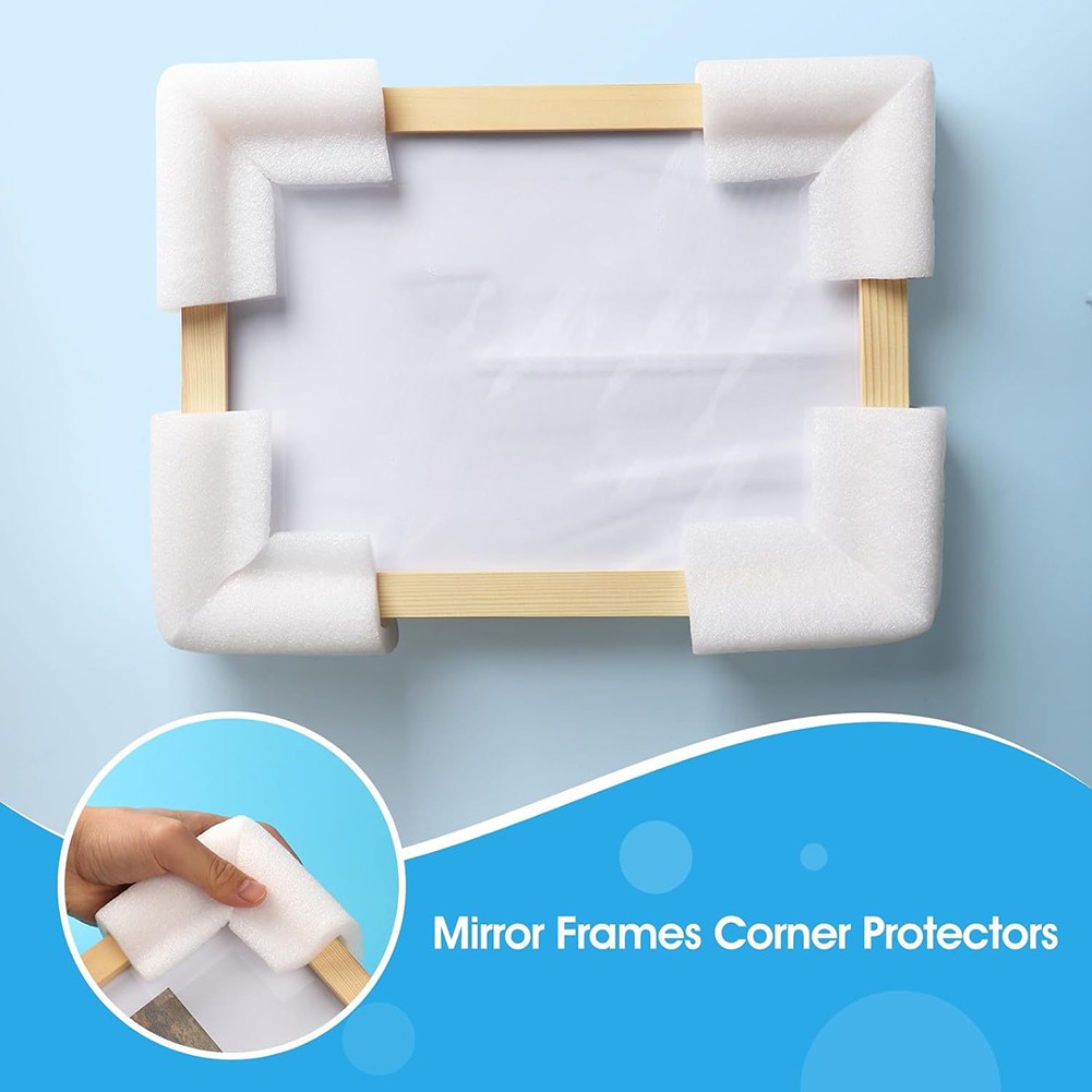 Thickened Foam Corner Protectors For Safe TV & Mirror Frame Handling! - Picture 14 of 19