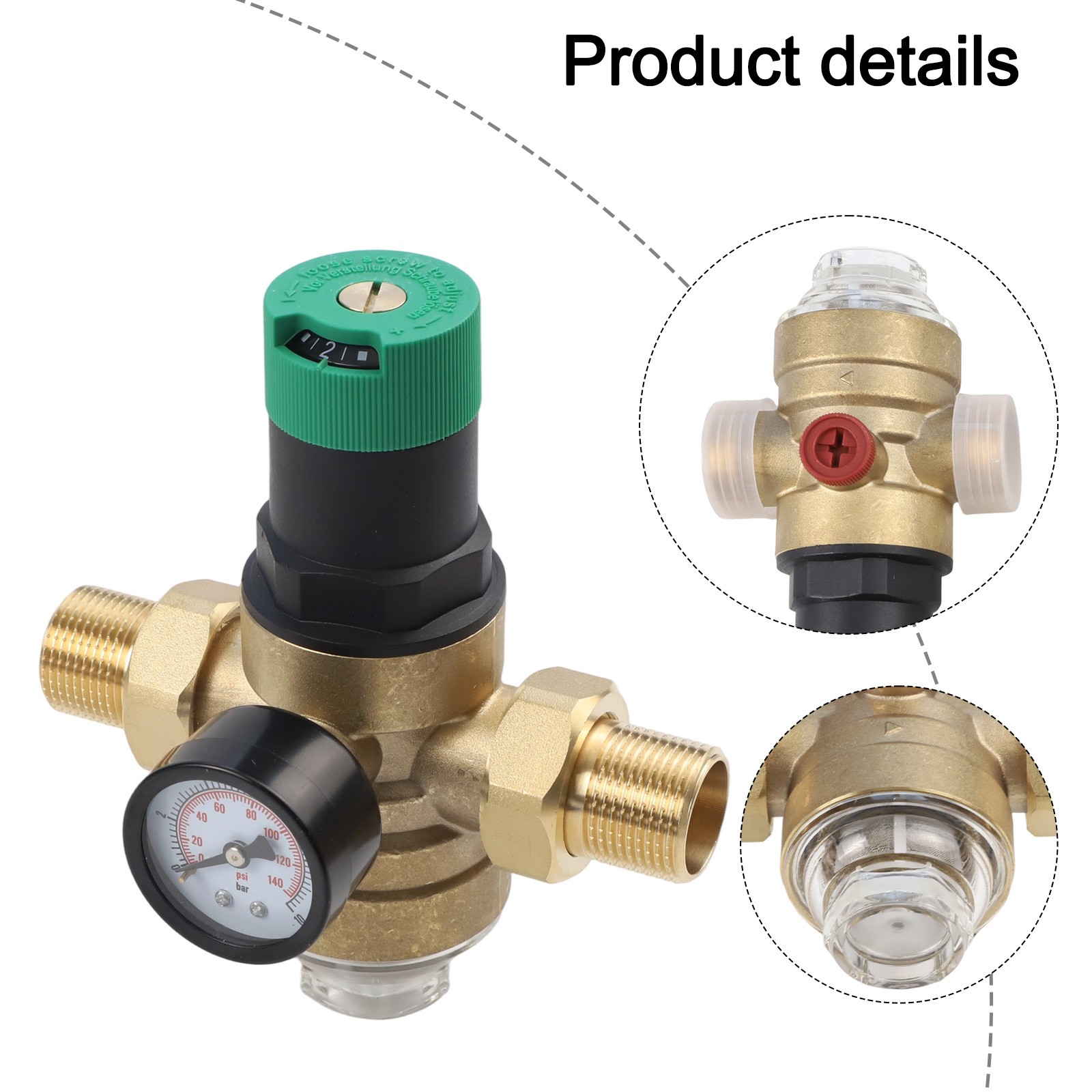 Für Honeywell zugelassene effiziente 2 Union verstellbare Wasserregler Kit - Bild 22 von 26