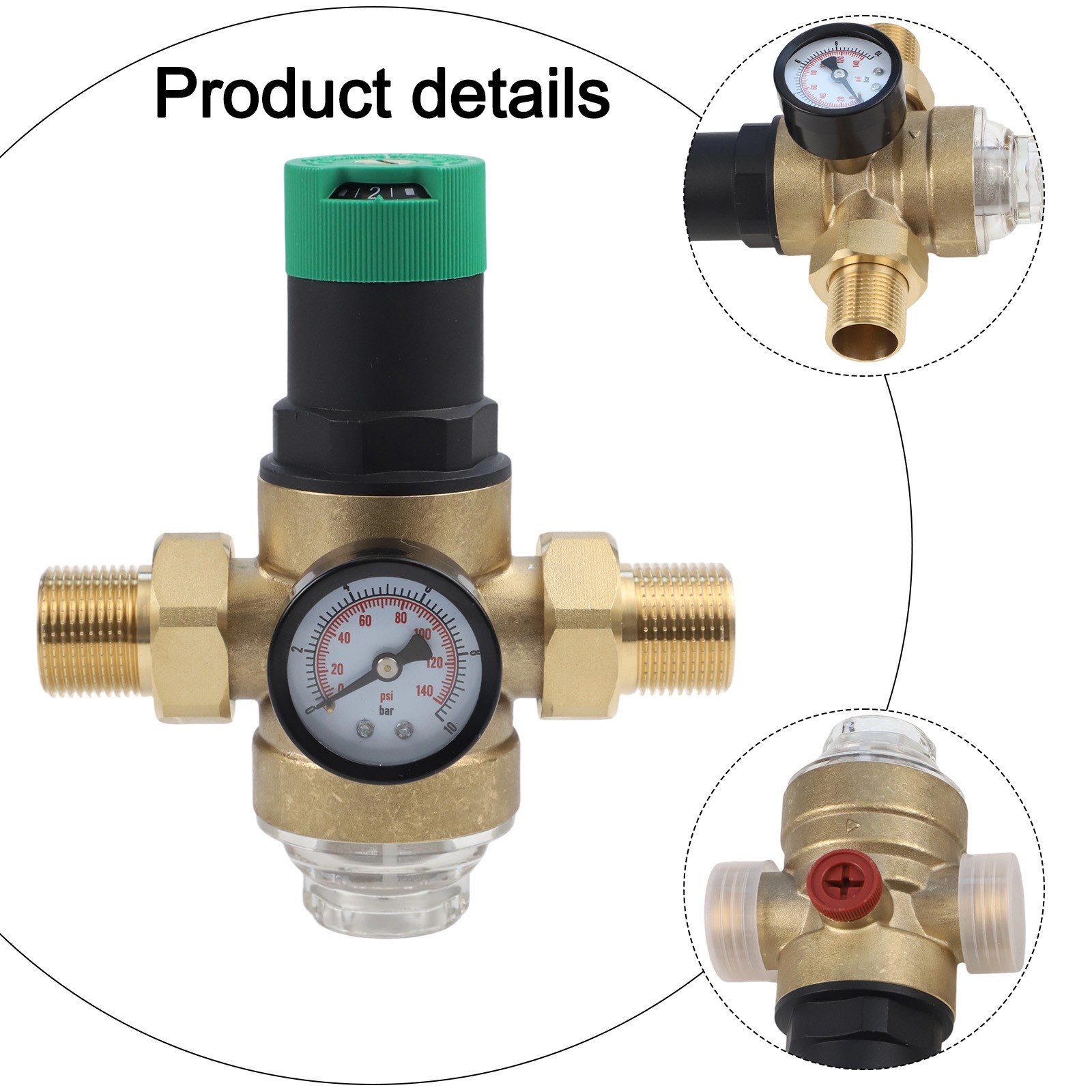 Für Honeywell zugelassene effiziente 2 Union verstellbare Wasserregler Kit - Bild 20 von 26
