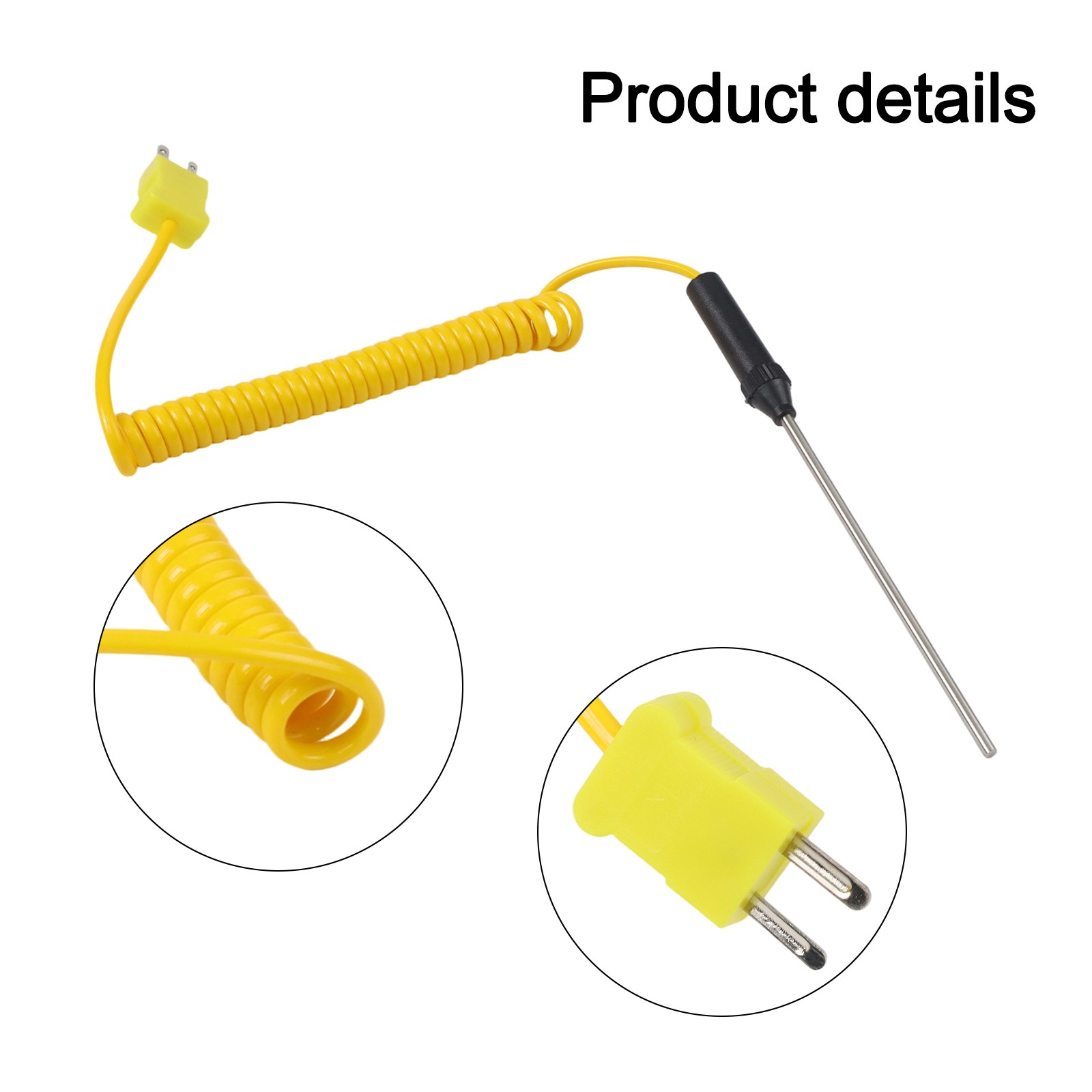 Stainless Steel Thermocouple for K Type Instruments with 400 Degree Range