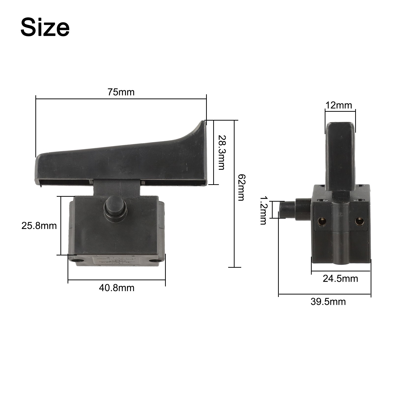 FA4-10/2DB Interrupteur Non Serrure / Outil Électrique Remplacement 1PCS 355 - Picture 35 of 39