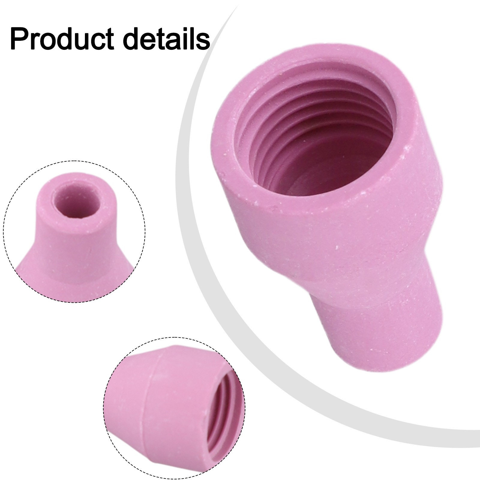 Alumina Oxide Welding Nozzles for Consistent For Argon Flow Management
