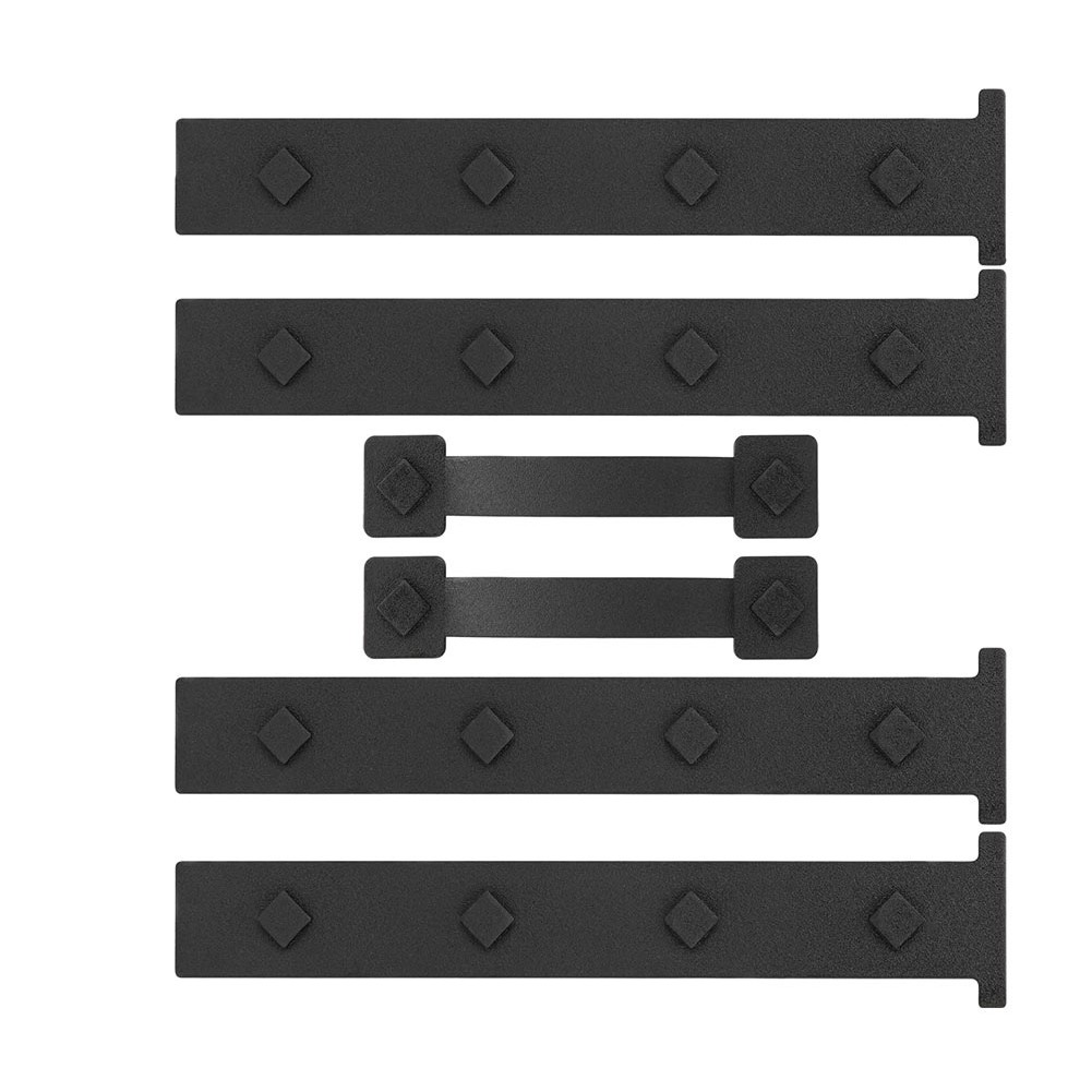 Decorative Magnetic Garage Door Handles Hinges Weather Resistant Black