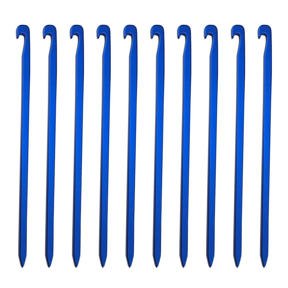 Leichte robuste Aluminium Zeltpfähle für Camping Wandern Strand Ausflüge Set - Bild 16 von 23