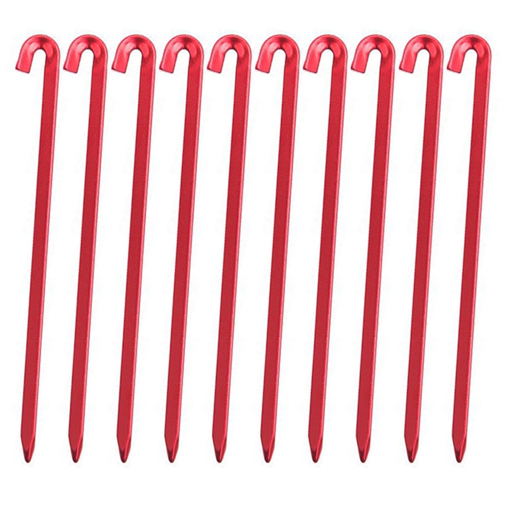 Leichte robuste Aluminium Zeltpfähle für Camping Wandern Strand Ausflüge Set - Bild 13 von 23