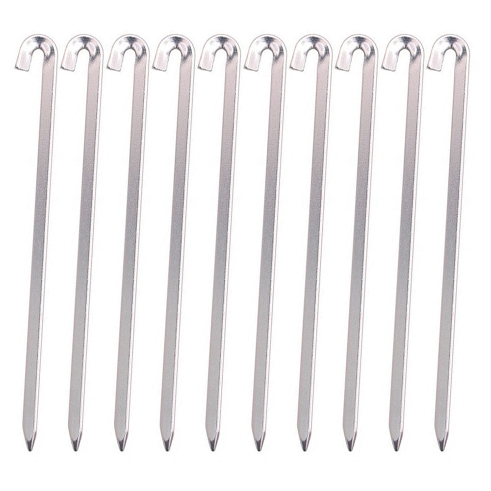 Leichte robuste Aluminium Zeltpfähle für Camping Wandern Strand Ausflüge Set - Bild 18 von 23