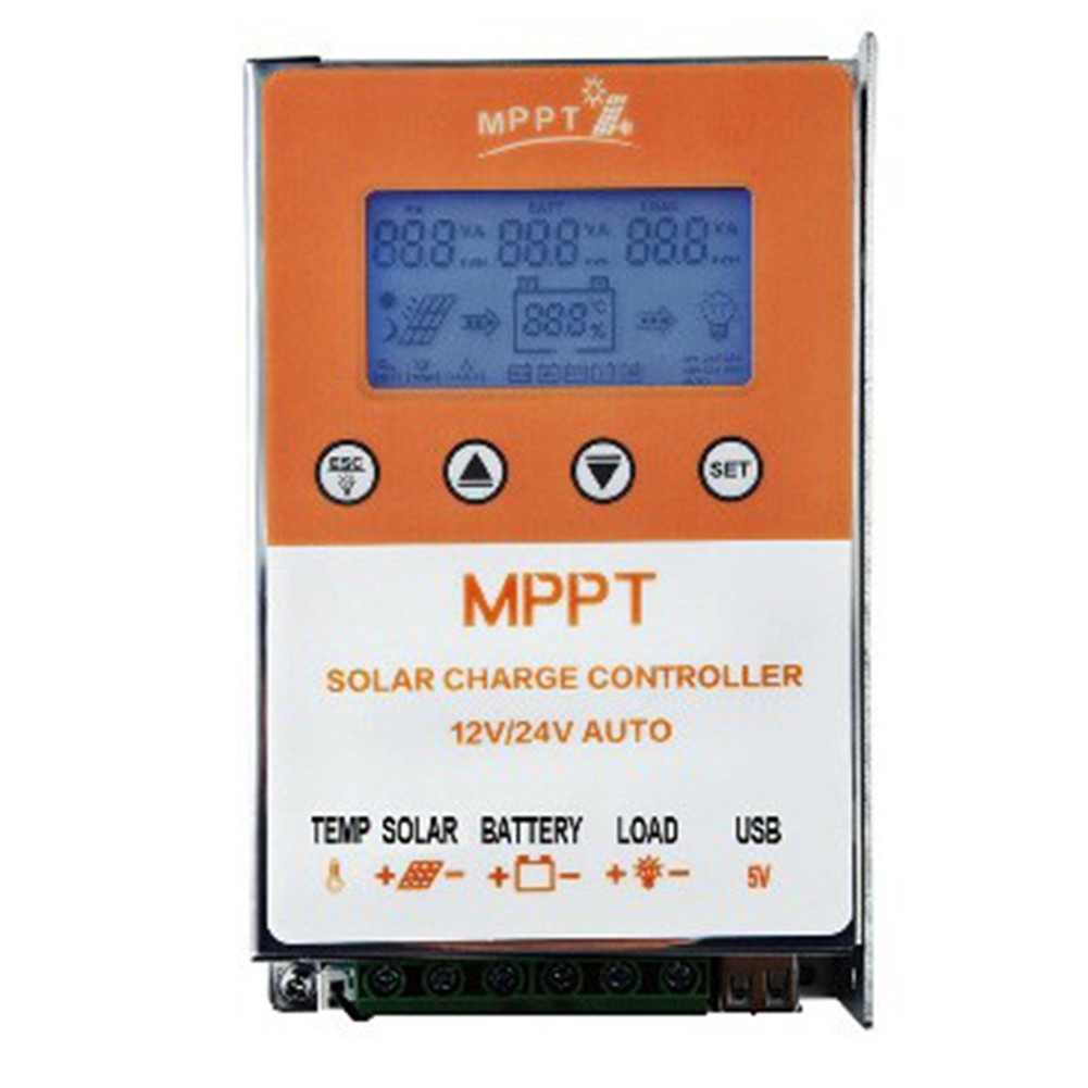 MPPT Solar Panel Charge Controller 10A 20A Compatible with 12V 24V Systems