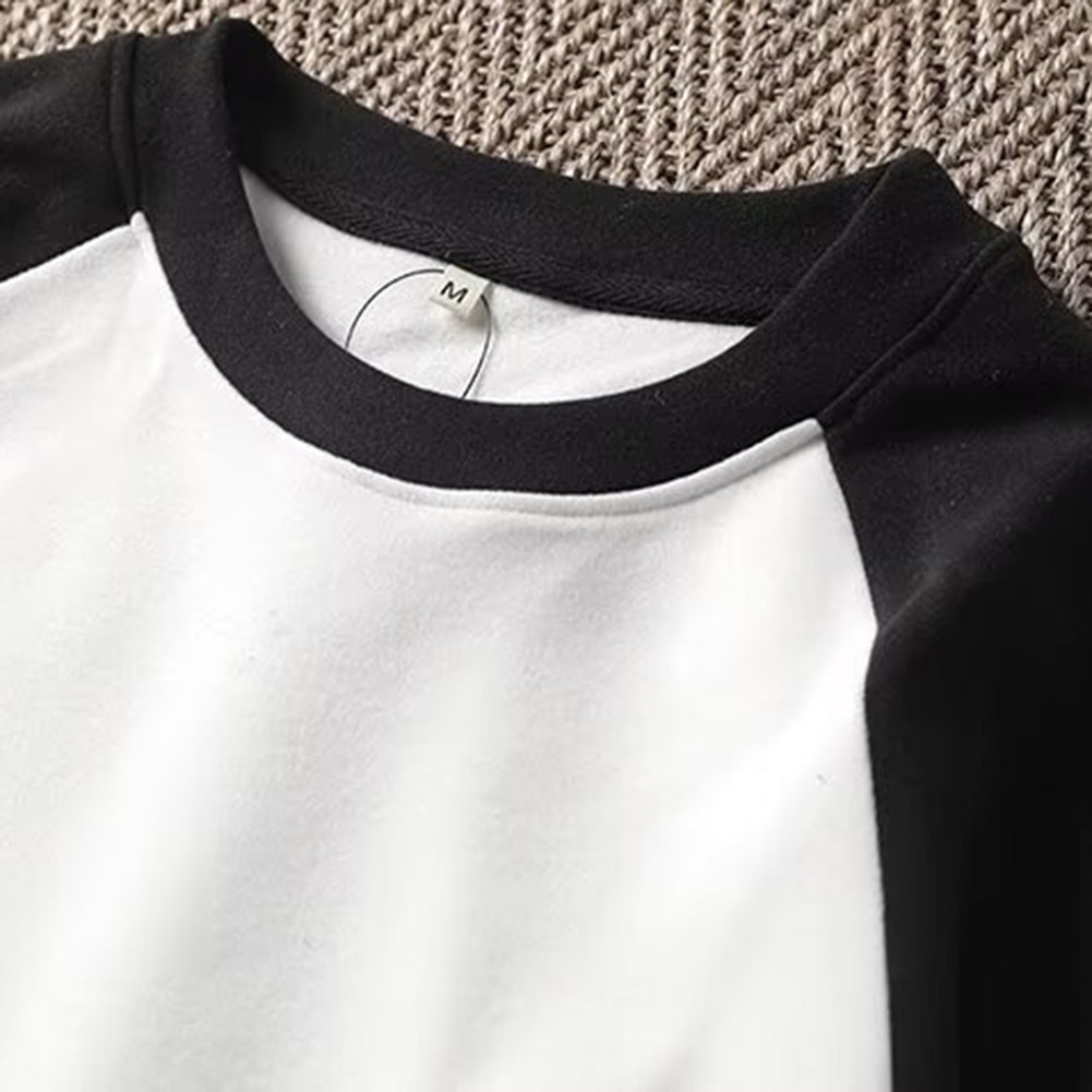 A womens long sleeve tshirt with twotone base and doublesided fleece fabric - Picture 20 of 21