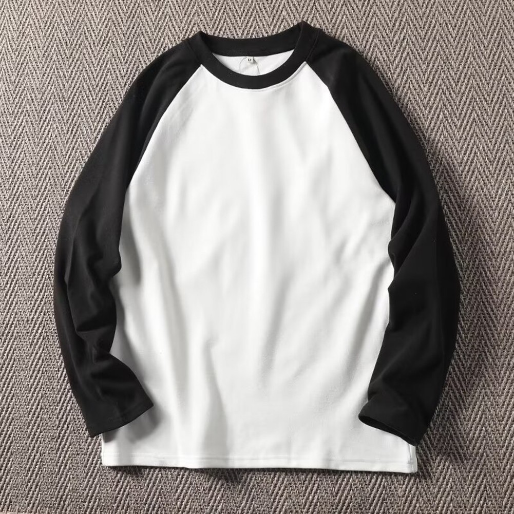 A womens long sleeve tshirt with twotone base and doublesided fleece fabric - Picture 18 of 21