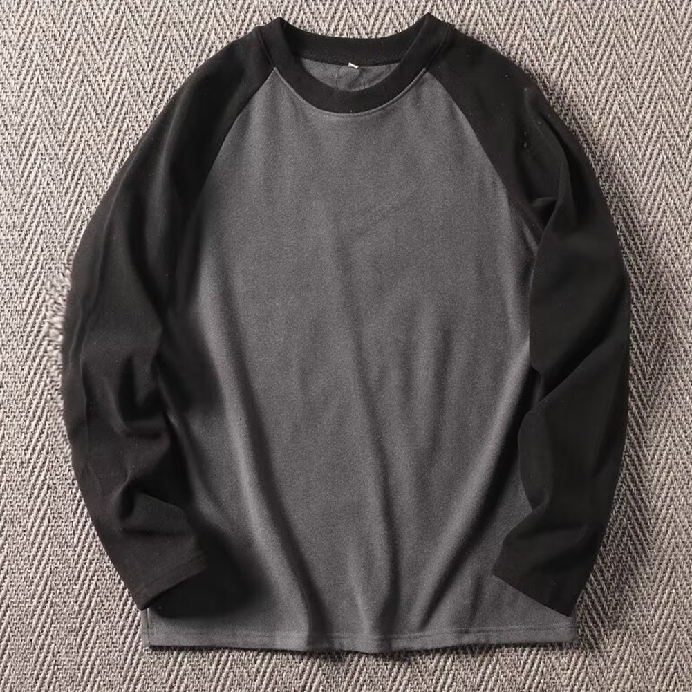 A womens long sleeve tshirt with twotone base and doublesided fleece fabric - Picture 16 of 21