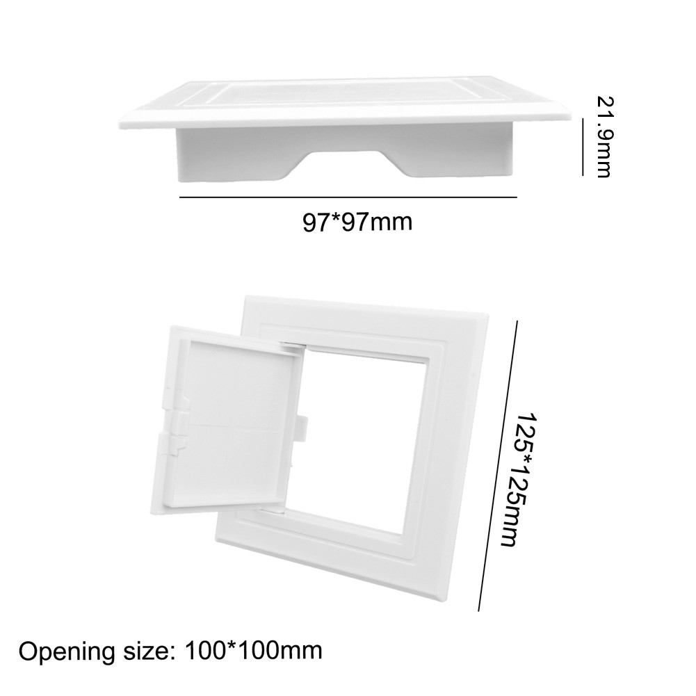 Sleek White ABS Ceiling Access Panel for Plumbing and Electrical Systems
