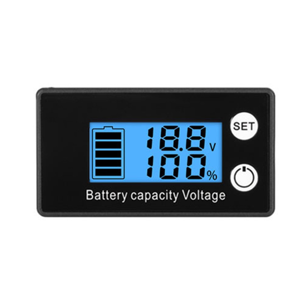 Car Motorcycle Voltmeter DC7 68V Voltage Gauge Battery Capacity Indicator